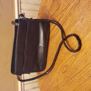 Vintage Fossil Shoulder Black Purse